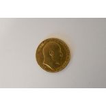 An Edward VII 1904 Gold Half Sovereign, Royal Mint, Rev George And Dragon, Weight 3.95 Grams