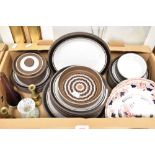 A Hornsea Lancaster Vitramic part dinner service in the Contrast pattern (24) to include plates,