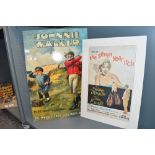 Two vintage advertising signs, to include a Johnnie Walker whisky example and 'the seven year
