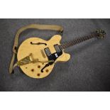 A mid 1990s Vantage archtop electric guitar, being a 670TG this model was built in Korea between