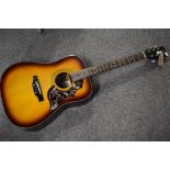 A Kay (Humming Bird style) acoustic guitar - model K-520