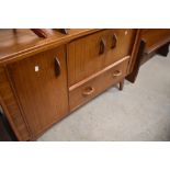 A vintage mid Century modern cocktail sideboard, in the Gomme/G plan style, dimensions approx.