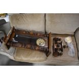 A 19th Century mahogany cased Vienna style wall clock