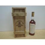 A 75cl bottle of The Macallan 25 year old Anniversary Malt, single Highland Malt Whisky, Speyside,