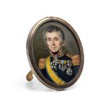 A PORTRAIT MINIATURE OF BRIGADIER GENERAL JEAN JOSEPH TRIAIRE, BY JEAN-BAPTISTE-DÉSIRÉ TROIVAUX (FRE