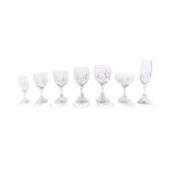 A SET OF BACCARAT 'MASSENA' DRINIKING GLASSES, CIRCA 2000