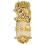 A FINE 25TH BOMBAY NATIVE INFANTRY OFFICER'S SHOULDER BELT PLATE, CIRCA 1845-57