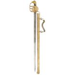 A GERMAN NAVAL OFFICER’S SWORD BY A. & E. HOLLER, SOLINGEN, MID-19TH CENTURY