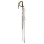 AN 1857 PATTERN OFFICER’S SWORD OF THE 2ND TOWER HAMLETS ENGINEER VOLUNTEERS BY BENNETT,