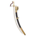 A BRITISH OFFICER’S MAMELUKE-HILTED SABRE IN THE OTTOMAN FASHION, EARLY 19TH CENTURY