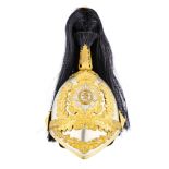 AN OFFICER'S HELMET OF THE GLASGOW YEOMANRY