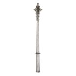 A RARE GERMAN GOTHIC STEEL MACE, LATE 15TH CENTURY