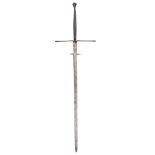 A FINE ITALIAN TWO-HAND SWORD, FIRST HALF OF THE 16TH CENTURY