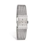 JUVENIA: A LADY'S 18K GOLD AND DIAMOND-SET COCKTAIL WATCH, CIRCA 1965 • Manual wind movement •
