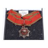 Turkey, Ottoman Empire: Order of Medjidie, Class 3 Commander's neck badge