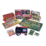 A collection of circa 1980's toys and games