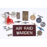 A collection of militaria