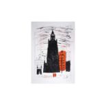 John Piper - St Nicholas, Liverpool | lithograph