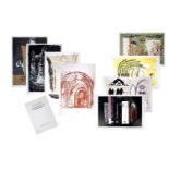 John Piper - Eight signed prints from 'A Retrospect of Churches' | lithographs