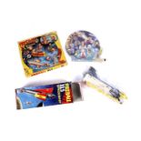 A Quercitti Fireball XL5 Spaceship; and a Marx Toys Fireball XL5 Bagatelle