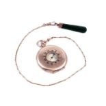 Zenith for Reid & Sons: a 9ct yellow gold cased half-hunter pocket watch
