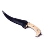 A 19th Century Persian pesh-kabz dagger
