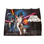 Star Wars 1977, British Quad film poster