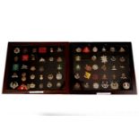 A Collection of Second World War cap badges