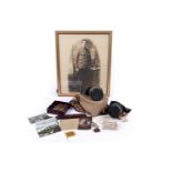 A pair of First World War general service medals; and other items