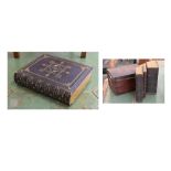 A morocco-bound boxed set of Holy Bible, Book of Common Prayer and Companion to the Altar, 1824,