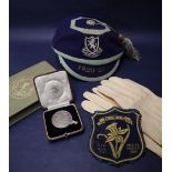 A silver medallion presented to D E Davies Victor Ludorum Annual Athletic Sports 1921,