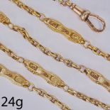 ANTIQUE GOLD GUARD CHAIN