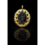 ROMAN INTAGLIO PENDANT, HERCULES