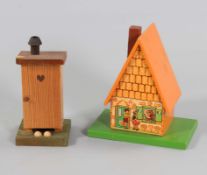 Räucherhütte und Sparhaus