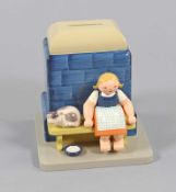 W&K Sparofen Mädchen mit Katze