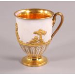 Meissen vergoldete Tasse um 1820