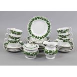 Meissen Kaffeeservice *Weinlaub* 19. Jhd. u.a.