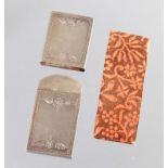 Sack-Kalender 1802 im Silber Etui