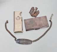 seltenes WMF Briefmarken-Etui u.a.