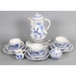 Meissen kleines Kaffeeservice *Zwiebelmuster*