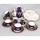 Kobalt *Barock* Kaffeeservice