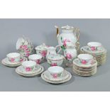 Meissen Kaffeeservice *Rote Rose*