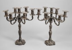 Silber Paar Girandolen Hanau