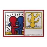 nach Keith Haring, Paar Graphiken
