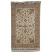 A PART SILK ISFAHAN RUG, PERSIAN