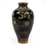 A FINE JAPANESE CLOISONNE ENAMEL VASE Meiji period