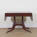 IN THE MANNER OF GILLOWS; AN 18TH CENTURY MAHOGANY SOFA TABLE