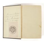 BUCHANAN, J., President - The Constitution. Philadelphia, 1853. Cloth. IMPORTANT PRESENTATION COPY.
