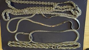 Collection of white metal jewellery to include Mon