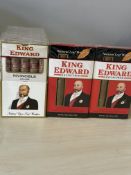 10x packs x5 King Edward invincible deluxe cigars